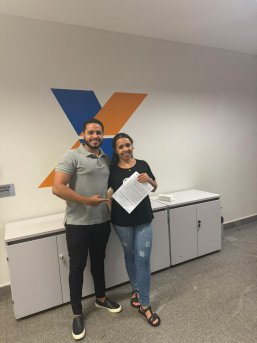 Cliente satisfeito com o atendimento da imobiliária Trinus